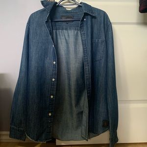Dark Blue west 49 denim shirt